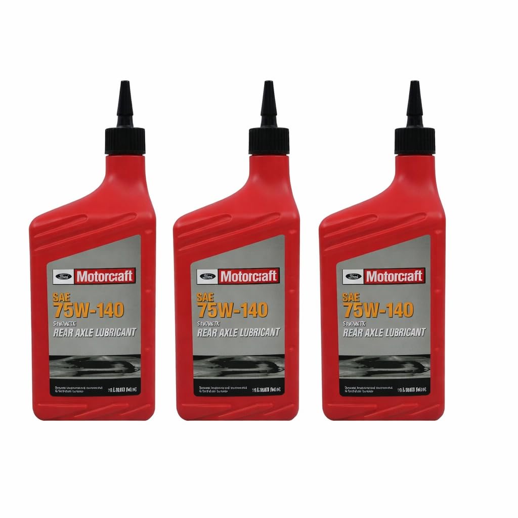 Genuine Original OEM Fluid XY-75W140-QL SAE 75W-140 Synthetic Rear Axle Lubricant - 3 QTs. Manufactured to Meet Specifications for fit, Form, and Function