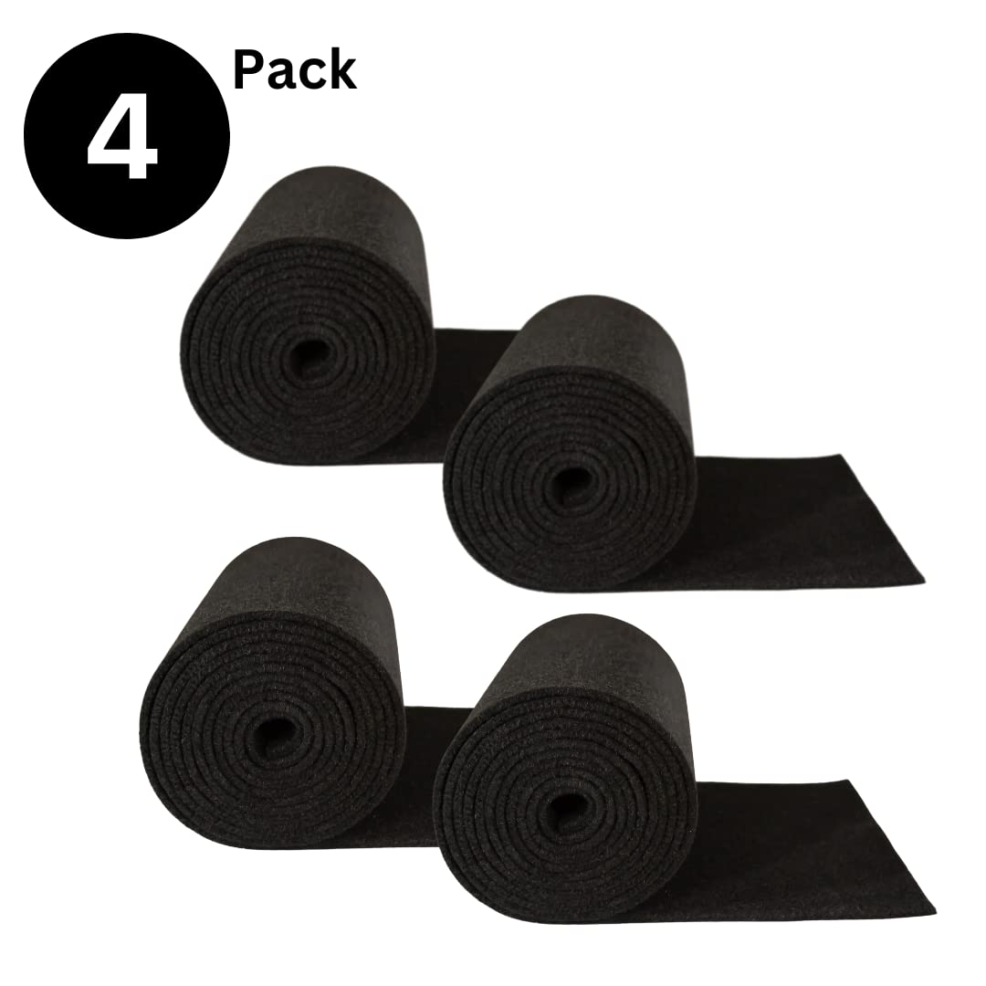 Carpet by the Foote, Endurance Trailer/Boat Bunk Padding, 12-Inch x 12-Foot, Black