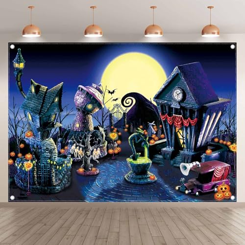 Telón de fondo para fotografía temática Halloween 7x5ft miniatura 2