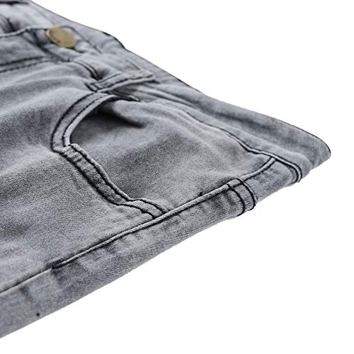 Mens Stacked Jeans Slim Ripped Jeans Destroyed Hole Straight Denim Pants Harajuku Hip Hop Trouser Streetwear3