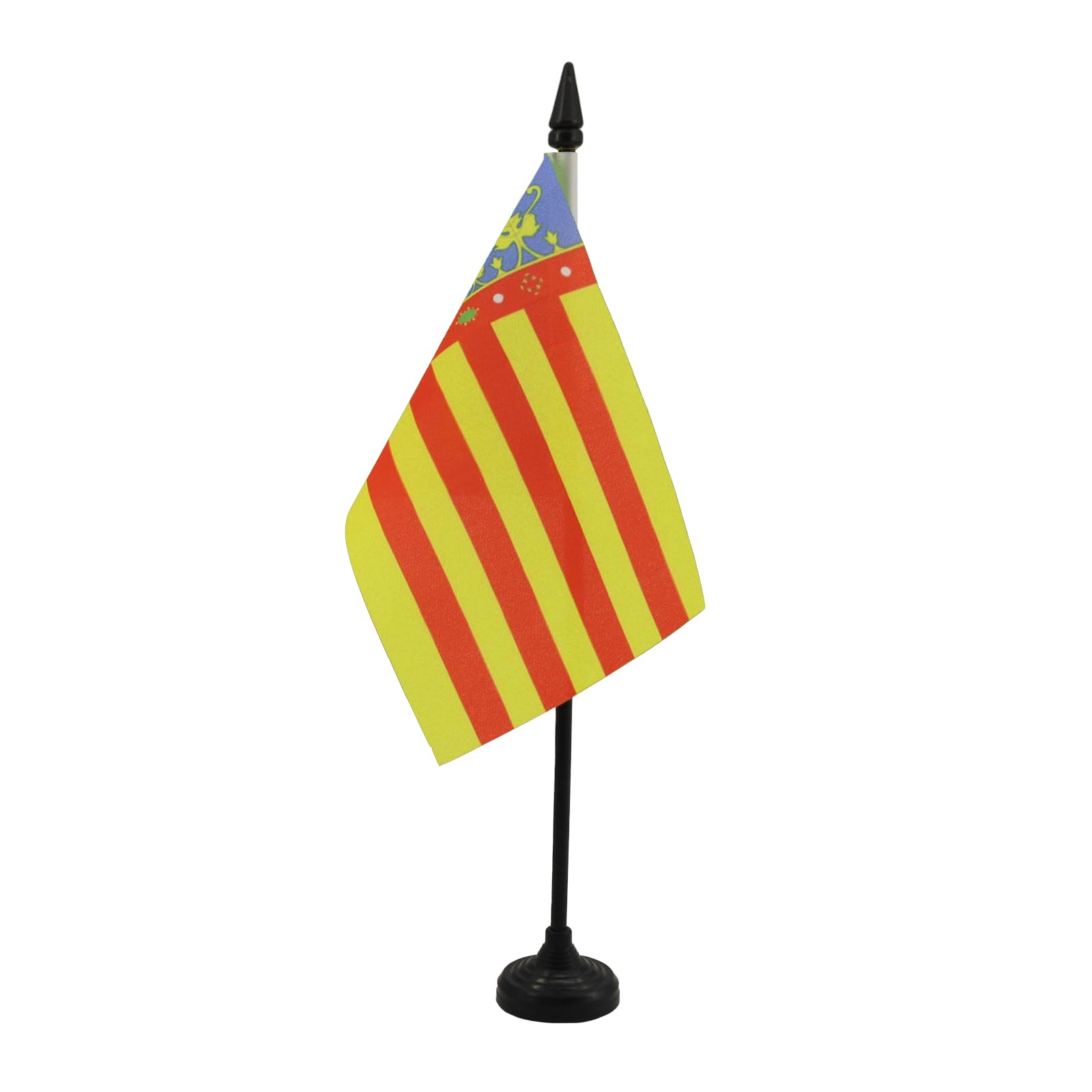 AZ FLAG, Valencian Community Table Flag 4'' x 6''