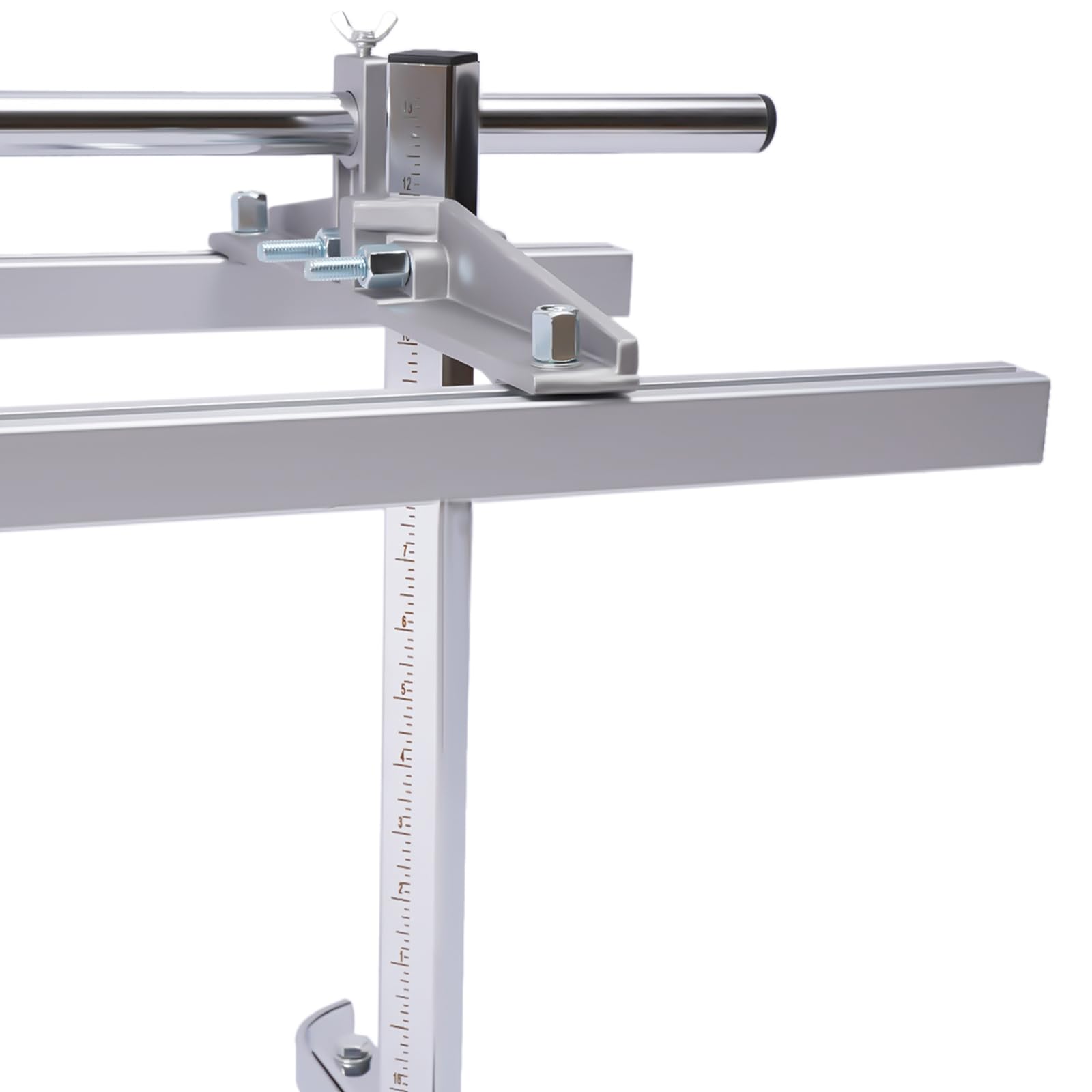 Warzywa do piły łańcuchowej ze stopu aluminium 0-110 cm, regulowana 100 cm, szyna prowadząca 13,78 cala, wysokość cięcia, do leśnictwa, produkcji drewna budowlanego, ogrodu, DIY