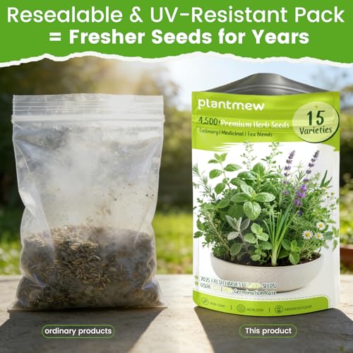 20% Off Herb Seeds 15-Pack - 4,500+ Non-GMO Heirloom Seeds - Image 6