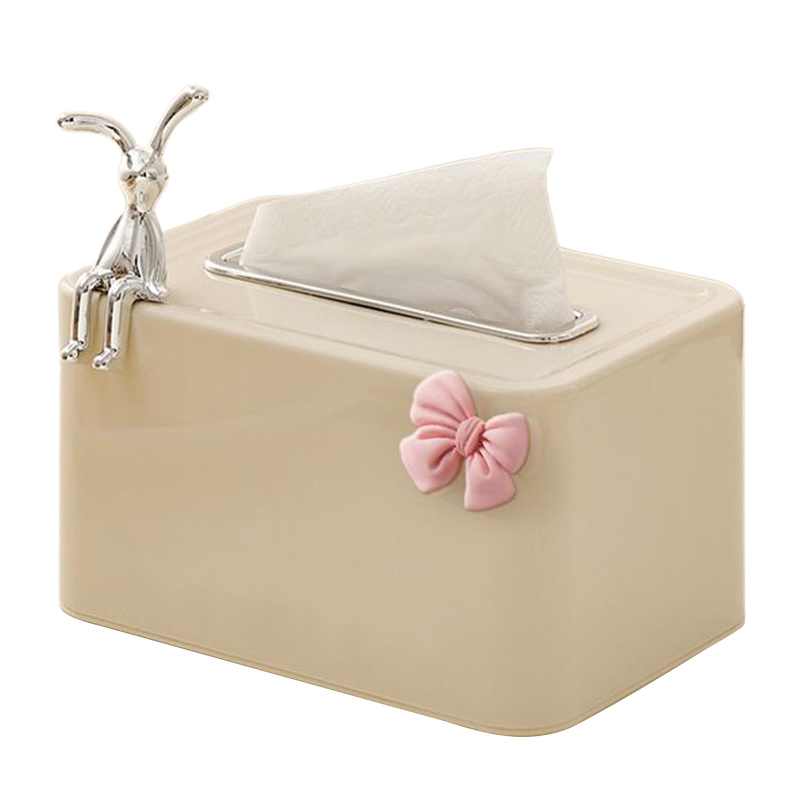 Yhplxyuus Tissue Case with Spring Tissues Dispenser Box Practical Paper Towel Holder Household Napkin Organizer Case Napkin Dispenser