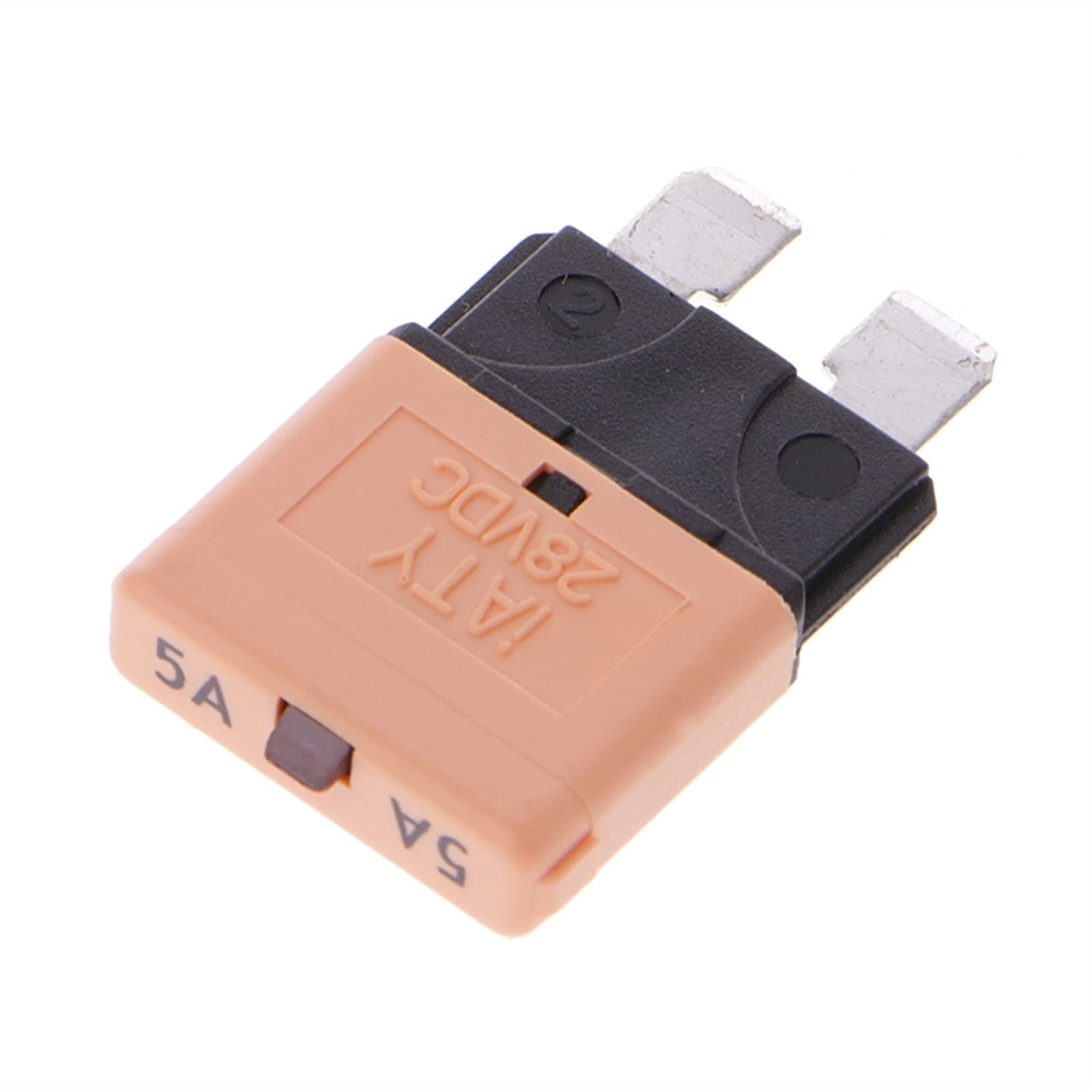 XRKJKQIDG Circuit Breaker Blade Fuse 28V Resettable 5-30A Marine Rally Automotive(5a)