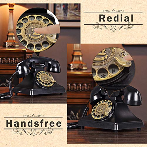 EC-VISION-Rotary-Phones-for-Landline-Retro-Landline-Telephone-Old-Fashion-Home-Phones-with-Mechanical-Ringer-and-Speaker-FunctionBlack
