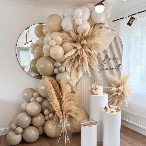 Image of 108Pcs Double Stuffed Nude Balloon Garland Arch Kit