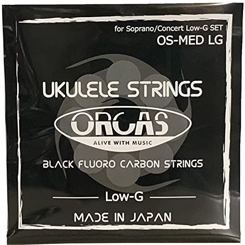 IJX tJ[{ EN LOW-GZbg \vm RT[gp ~fBAQ[W [W[ ORCAS UKULELE STRINGS SOPRANO CONCERT OS-MED LG (1Zbg)