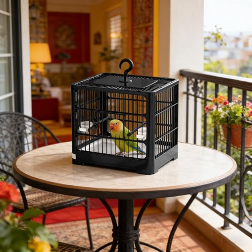 Cage de transport portable petits oiseaux pour sécuriser les déplacements et simplifier le soin - 5