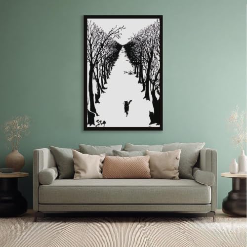 Impression sur toile The Cat That Walked Kipling cadre suspendre déco murale