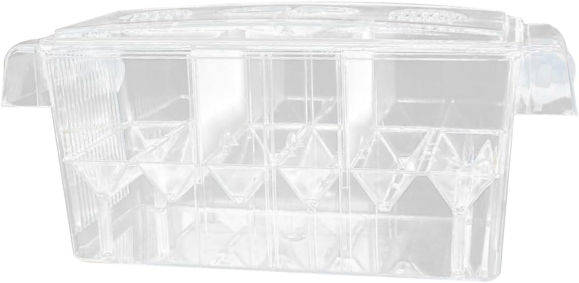 Cup Acrylic Fish Breeding Tank Isolation Box Three Room Aquarium for and Sick Fish Transparent Design for Easy Observation