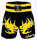 Islero Muay Thai Fight Shorts MMA Kickboxen Grappling Kampfsport Ausrüstung UFC Herren (Medium)