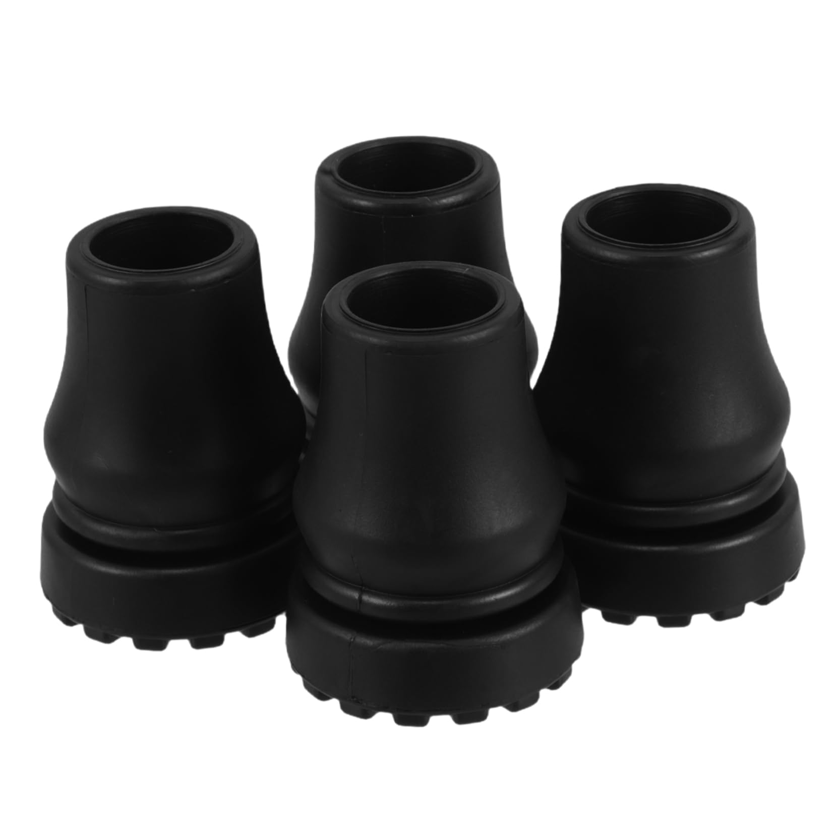 BESPORTBLE Stabilize Your Walk Pack Heavy Duty Cane Tips Rubber Cane Connector Accessories for Walking Sticks and Stools