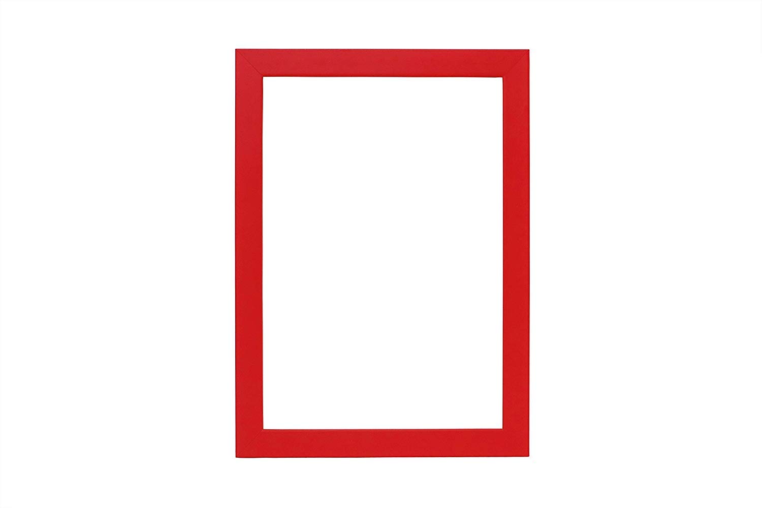 Memory Box Rainbow Premium Wood Range Picture/Photo/Poster frame with Perspex Sheet - (50.8 x 40.6cm) Red 20" x 16"