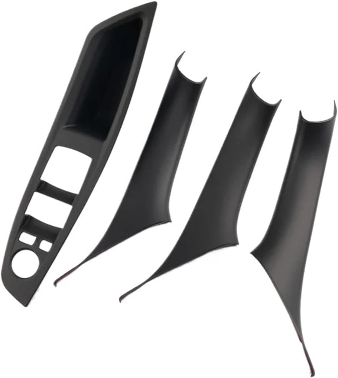 Grab Handles Fit for BMW 5 Series F10 2011-2017 Carbon Fiber Pattern Car Door Inner Handle Panel Trim Cover Interior Stickers Accessories Universal(Carbon Paste 1pc)