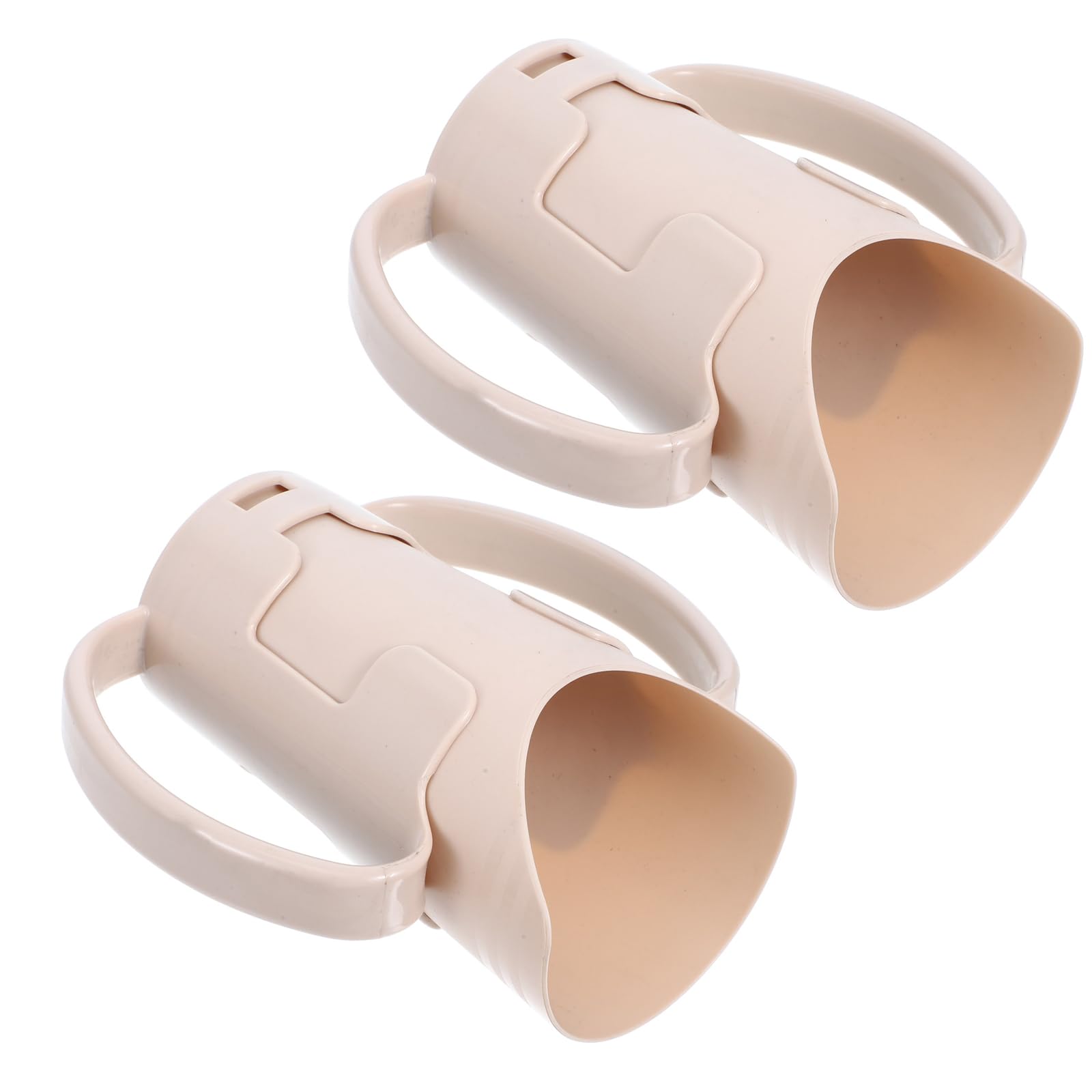 Tasse à gorgée contrôlée anti-fuite en plastique ergonomique beige