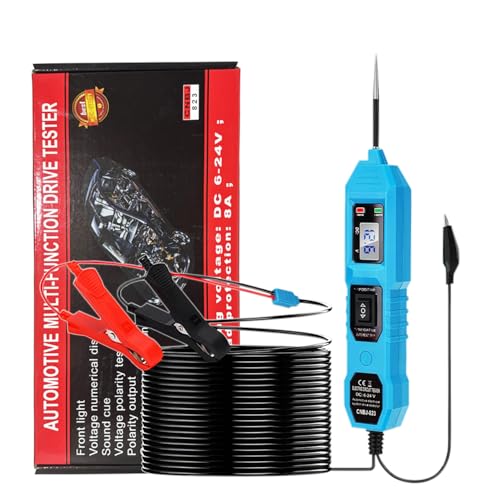 Power Circuit Probe Tester,6-24V DC Circuit Tester Automotive,Test Light,Short Circuit Breake Finder,Electrical Voltage Tester for Continuity Test,Voltage Test,Test Light
