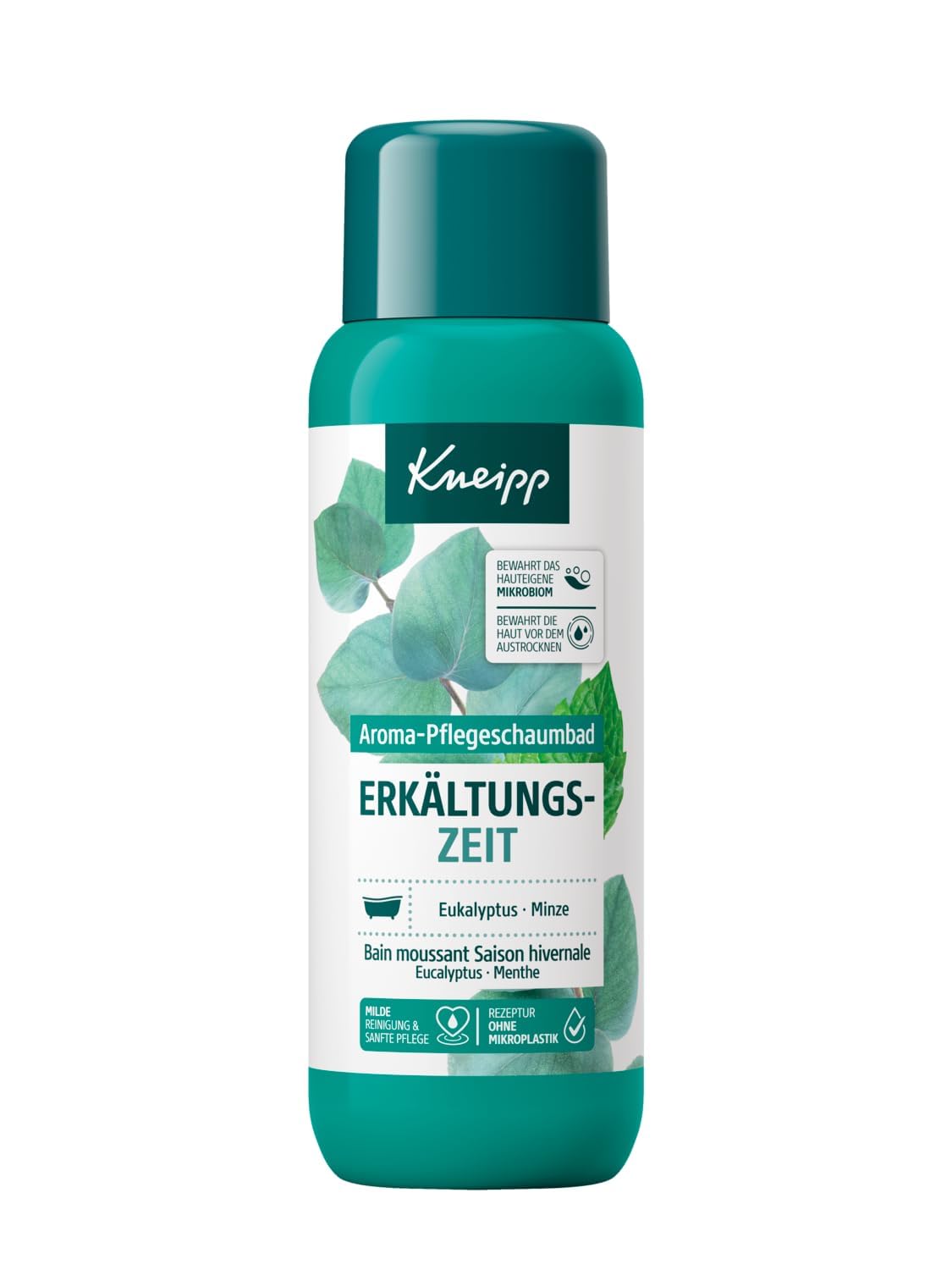 Kneipp Aroma de cuidado baño de espuma Resfriado Tiempo, eucalipto Menta, 400 ml
