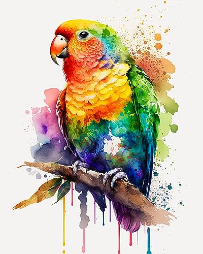 Image of Moohue Stamped Cross Stitch Kits for Adults Beginners Animal Bird Counted Cross Stitch Kits for Adults Advanced 14 Count (Animal 9)