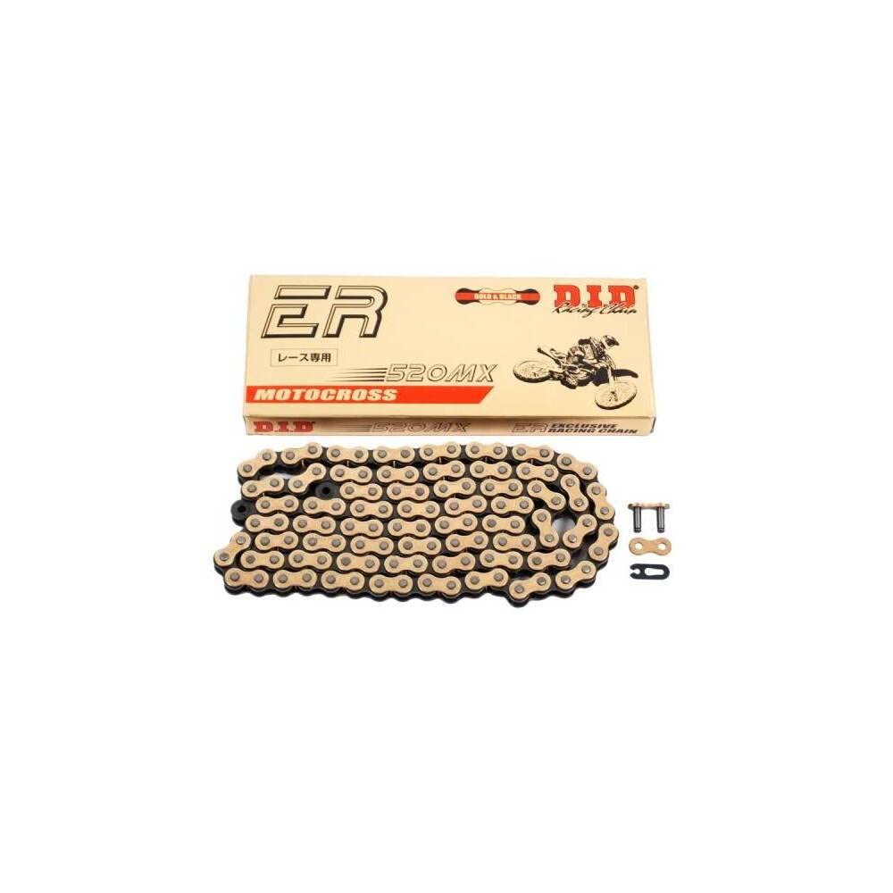 D.I.D. MXGB Non O-Ring Chain Gold & Black 520-116 Honda CR500 RG,RH 1986 - 1987