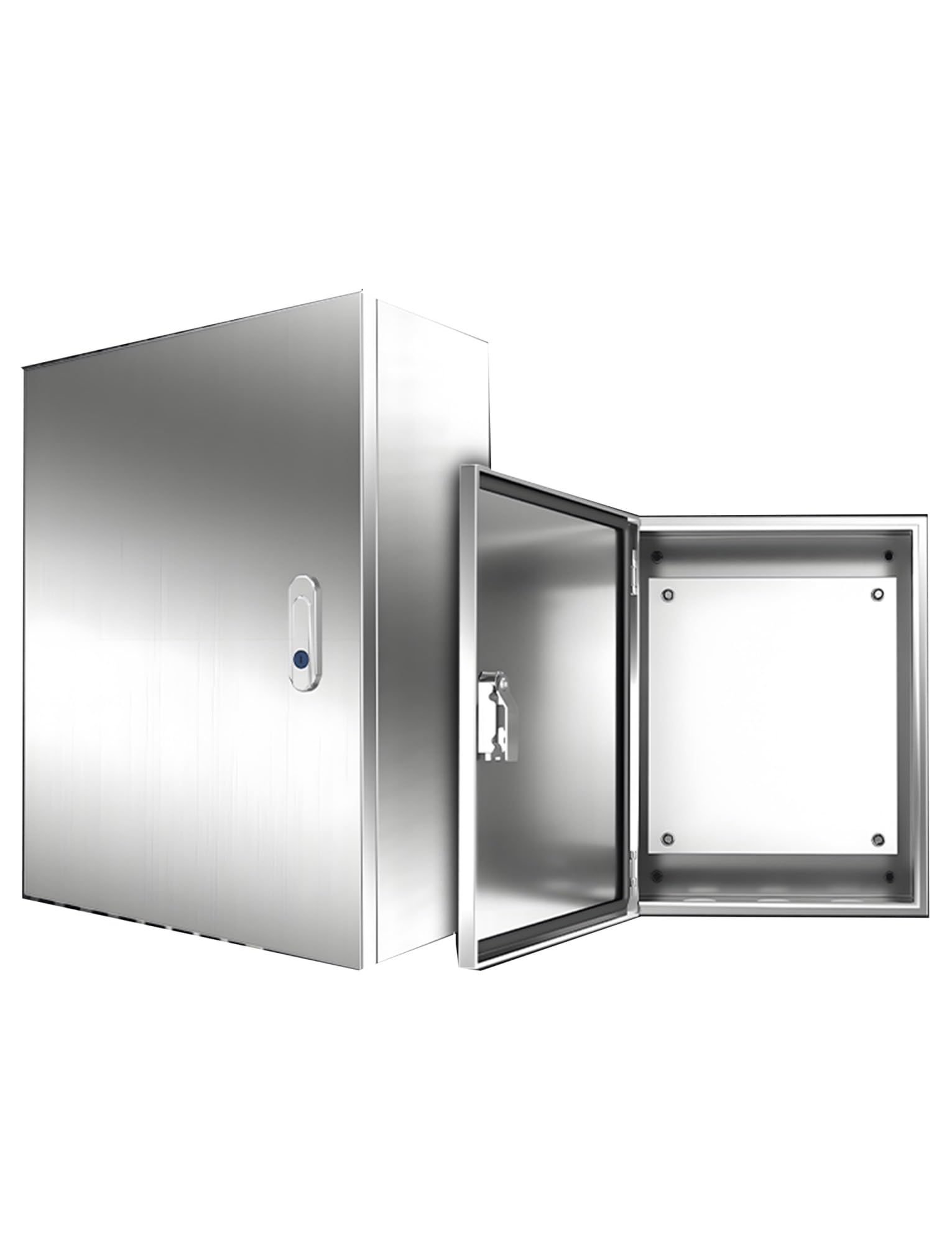 Hochleistungs-Schaltkasten aus Edelstahl 304, abschließbarer Schrank zur Oberflächenmontage for Strom, Automatisierung und Steuerung im Außenbereich(300x250x150mm)