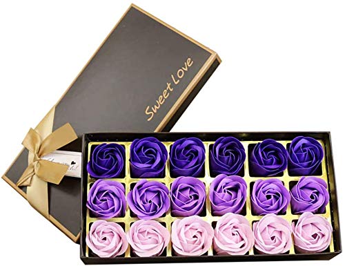 18PCS Jabón perfumado Flora Rose Flower -, Regalo para...
