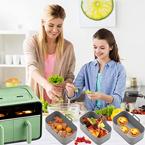 Teglia per Friggitrice Ad Aria-2 Pezzi Silicone