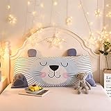 ZZKD Caricatura cabecero Cojines Cama Infantil Respaldo Gran