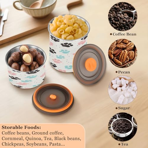 Envase de café hermético acero inoxidable 17oz miniatura 5