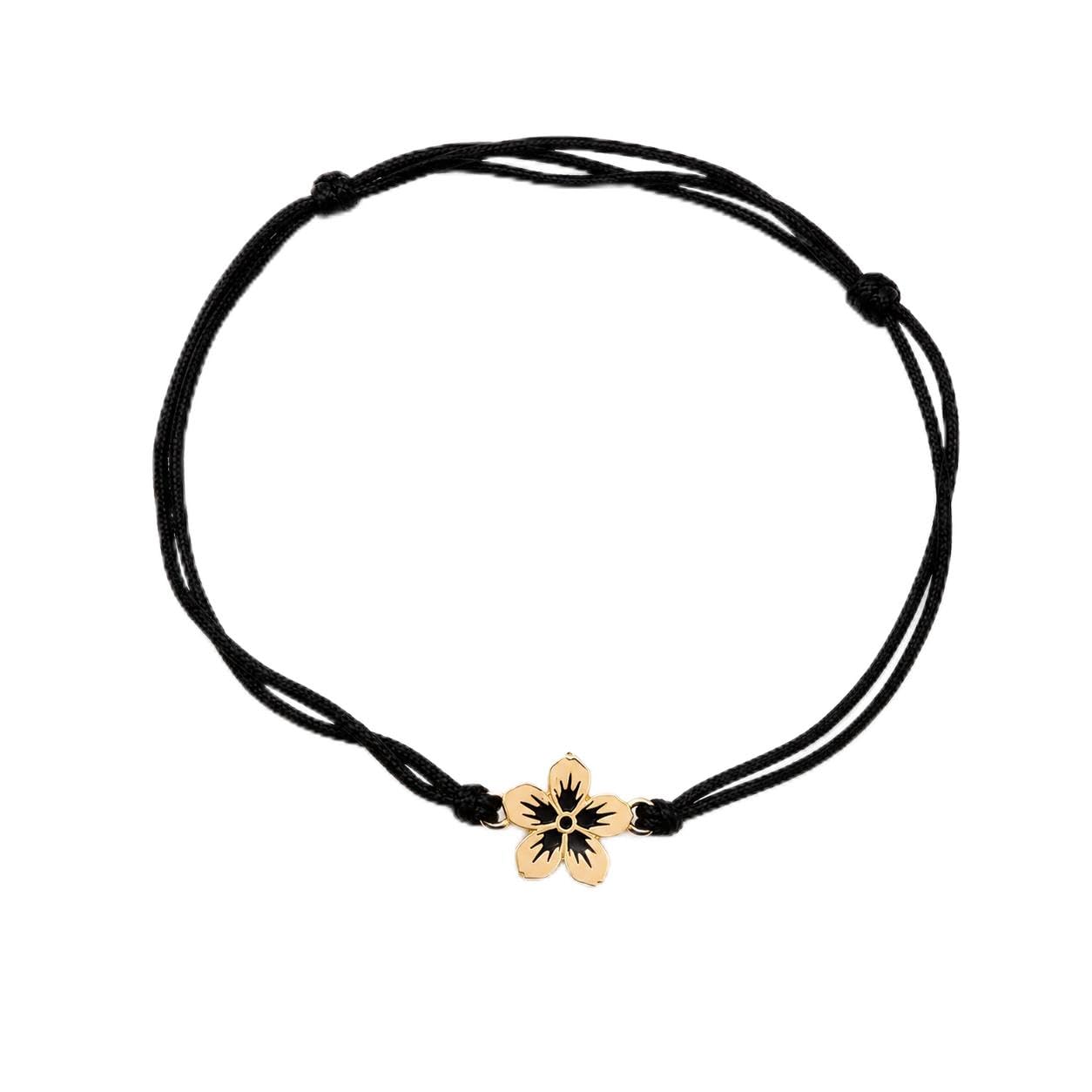 Black Thread Adjustable anklet | Black Nazar Dhaga | Blackk Golden Flower Charm Thread Anklet For Women & Girls | Nazar Battu | Nazariya For Women and Girls | Kala Dhaga | Evil Eye Anklet-image-11