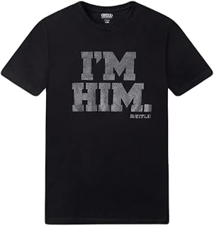 Sports I'm HIM T-Shirt, 100% Cotton, Classic Fit for Adults & Kids