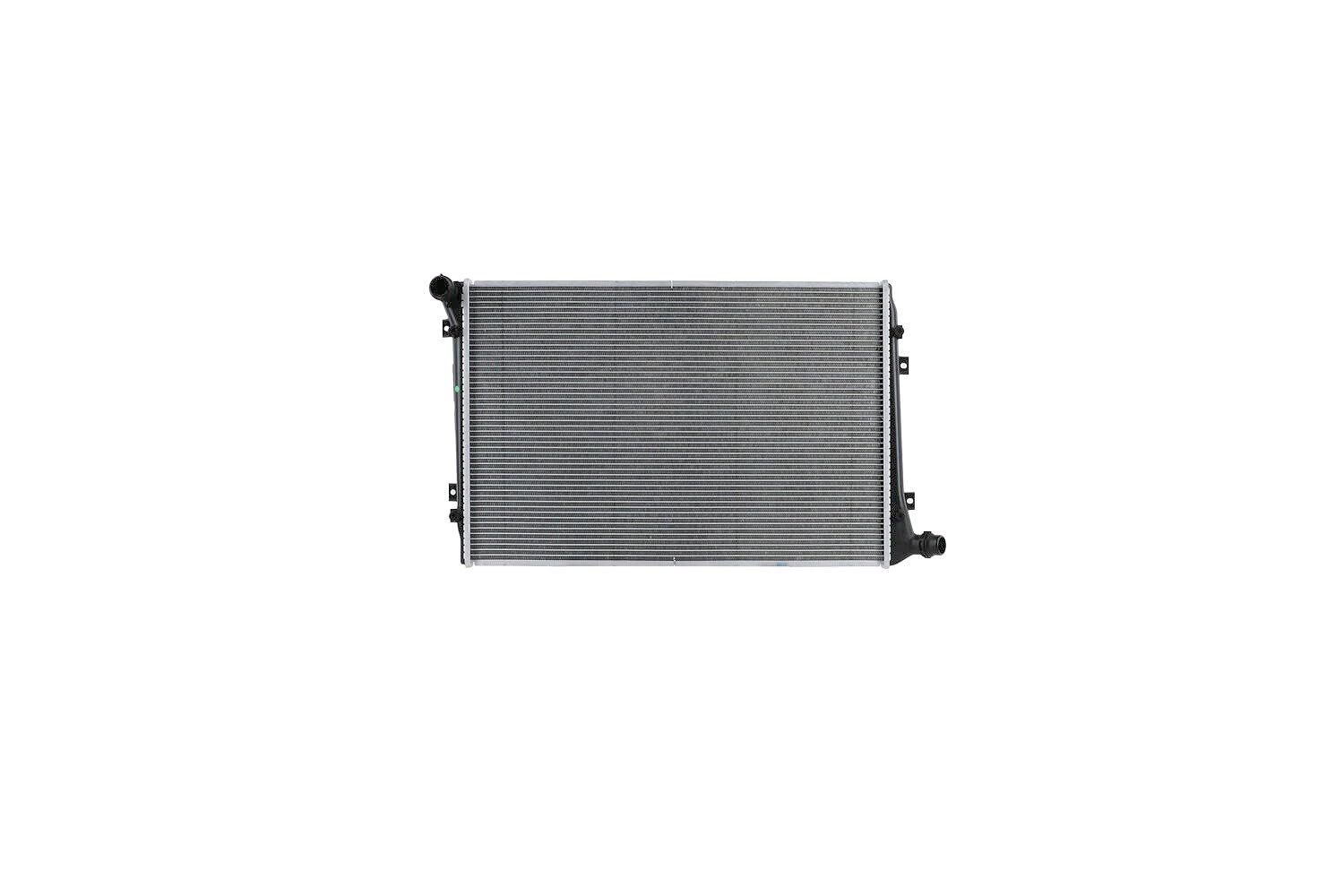HELLA 8MK 366 302-351 Kühler, Motorkühlung - Kühlrippen gelötet - Aluminium-Kunststoff - ohne Dichtung - ohne Ausgleichsbehälter