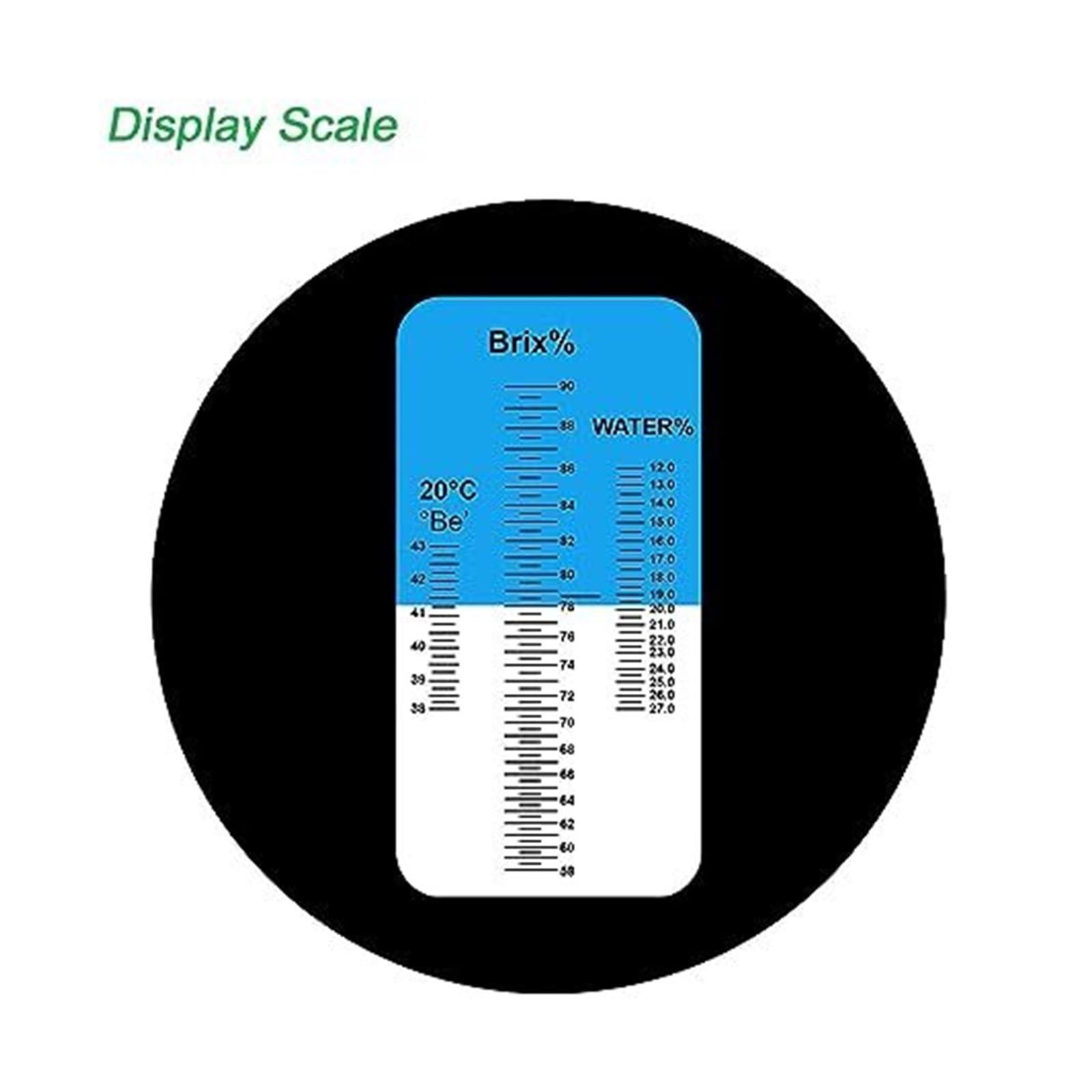 Rifrattometro digitale 3 in 1 Tester for miele con intervallo di scala 58-90% e facile da usare