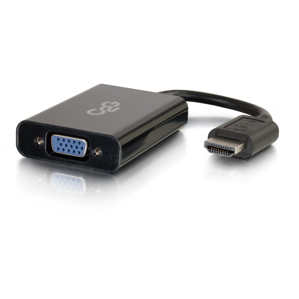 C2G Konwerter audio HDMI na VGA - Czarny