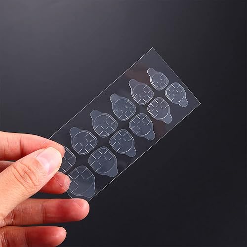 Arte de uñas para puntas de uñas postizas adhesivos de doble cara cintas adhesivas de pegamento románticas diseños de belleza DIY puntas de uñas