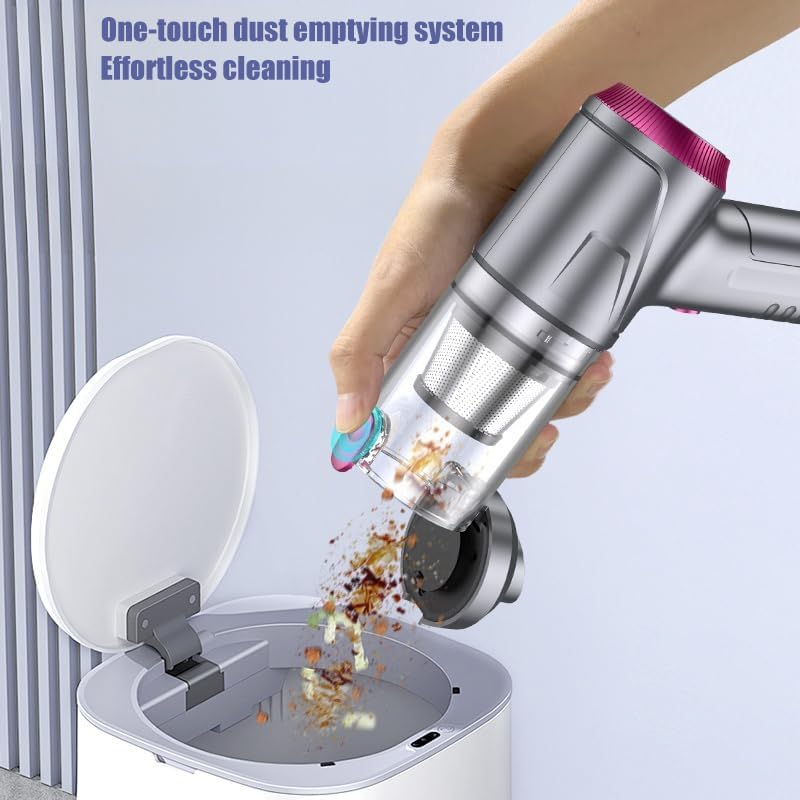 Handheld Car Vacuum Cleaner Cordless with Brushless Motor, 12000PA High Power Vacuum Cleaner & Air Duster, 4 in 1 Keyboard Portable Mini Hand Held Vacuums Cleaner for Car Home - Image 9