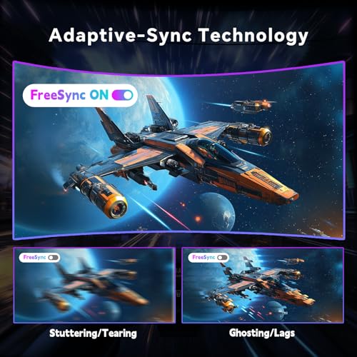 Image of KTC 27 Inch Gaming Monitor 180Hz, Full HD 1920x1080 Fast IPS Computer Monitor, DP 1.4 & HDMI 2.0 Ports 1Ms FreeSync Frameless PC Gamer Monitor, HDR, VESA Mount, H27F22