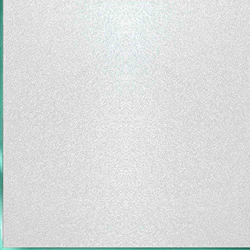 Image of ELTON Privacy Vinyl Heat Control Anti UV Self Adhesive Opaque Sparkle Frosted Security Window Films for Bathroom Door Window Heat Control Anti UV (24x48 Inches)