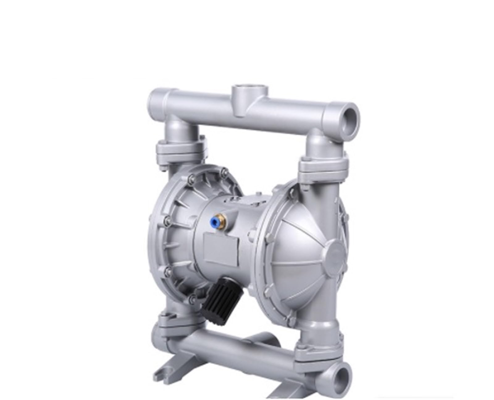 Bomba neumática de diafragma de aleación de aluminio, resistente a ácidos y álcalis, resistente a ácidos y álcalis fuertes, autocebante y anticorrosiva.(QBY-K15,Teflon membrane)