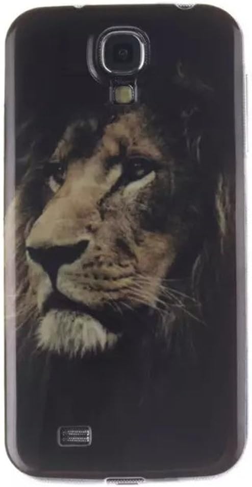 S4 case ๏ผGalaxy S4 Case,LECI Pattern TPU Soft Back Snap On Case Cover Protector for Samsung Galaxy S4 IV i9500 (Lion)