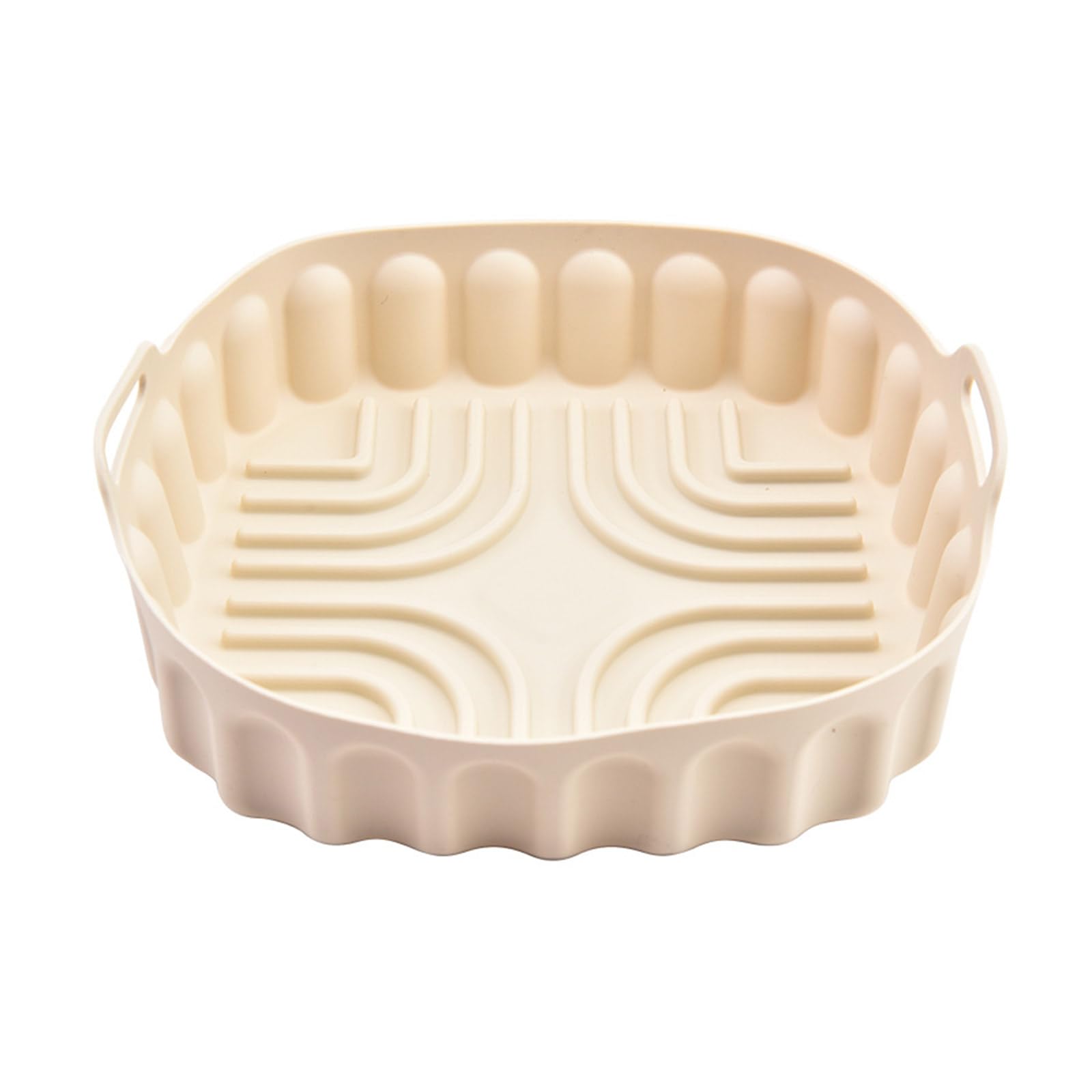 Tsophreniq Second Generation Air Baking Tray Silicone Air Folding Square Barbecue Tray for Pizza Fried Chicken Square Barbecue for Oven