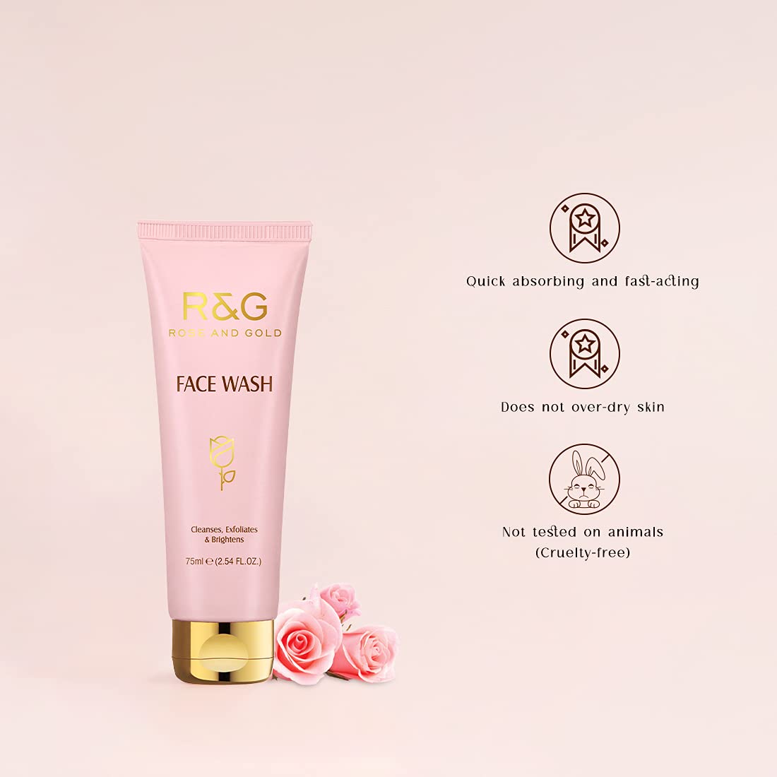 R&G Face Wash 75 ML | Clean, Exfoliates and Brights Skin | Remove dead skin cells. Help reduce pigmentation and dullness to highlight healthy, youth and bright. Unisex R&G Face Wash 75 ML | Clean, Exfoliates and Brights Skin | Remove dead skin cells. Help reduce pigmentation and dullness to highlight healthy, youth and bright. Unisex