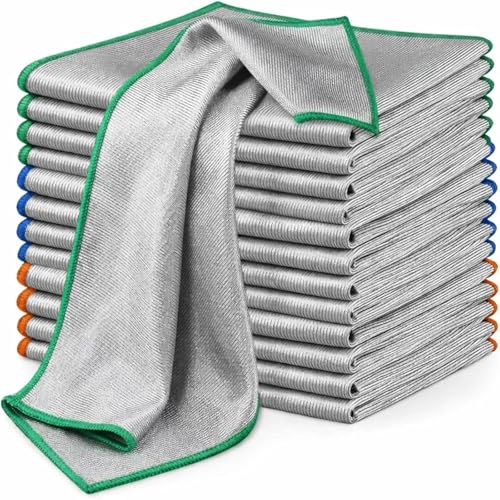 Puomue 12-Pack 320GSM Glass Cloths