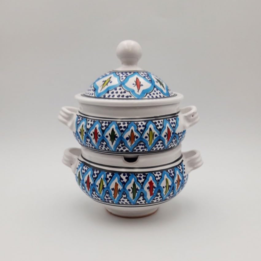 Couscoussier Bakir turquoise - Petit modèle