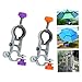 nEWXIANTay Fishing Umbrella Bracket Chair Mount Umbrella Clip Rod Racks for Outdoor Leisure 2PCS