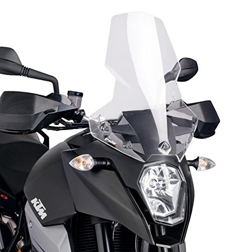 Puig 20816H Bulle Touring Plus Fumé Claire - Protection Maximale Pour KTM 1290 Super Adventure