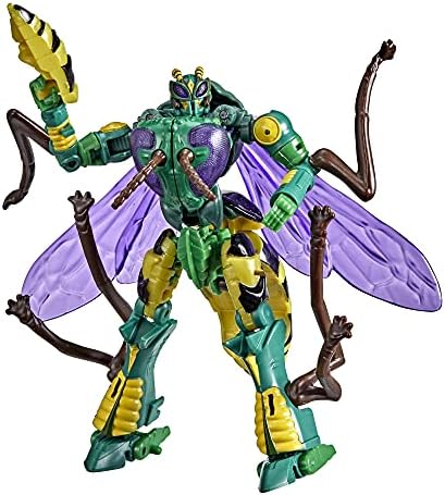 Transformers Toys Generations War for Cybertron: Kingdom Deluxe WFC-K34 Waspinator Action Figure - Kids Ages 8 and Up, 5.5-inch