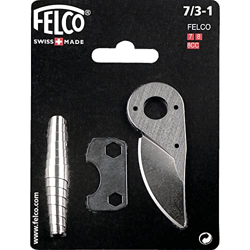 Felco Hand Pruner Replacement Kit (7/3-1) – Spare Blade, Spring, & Adjustment Key for Garden Shears & Clippers