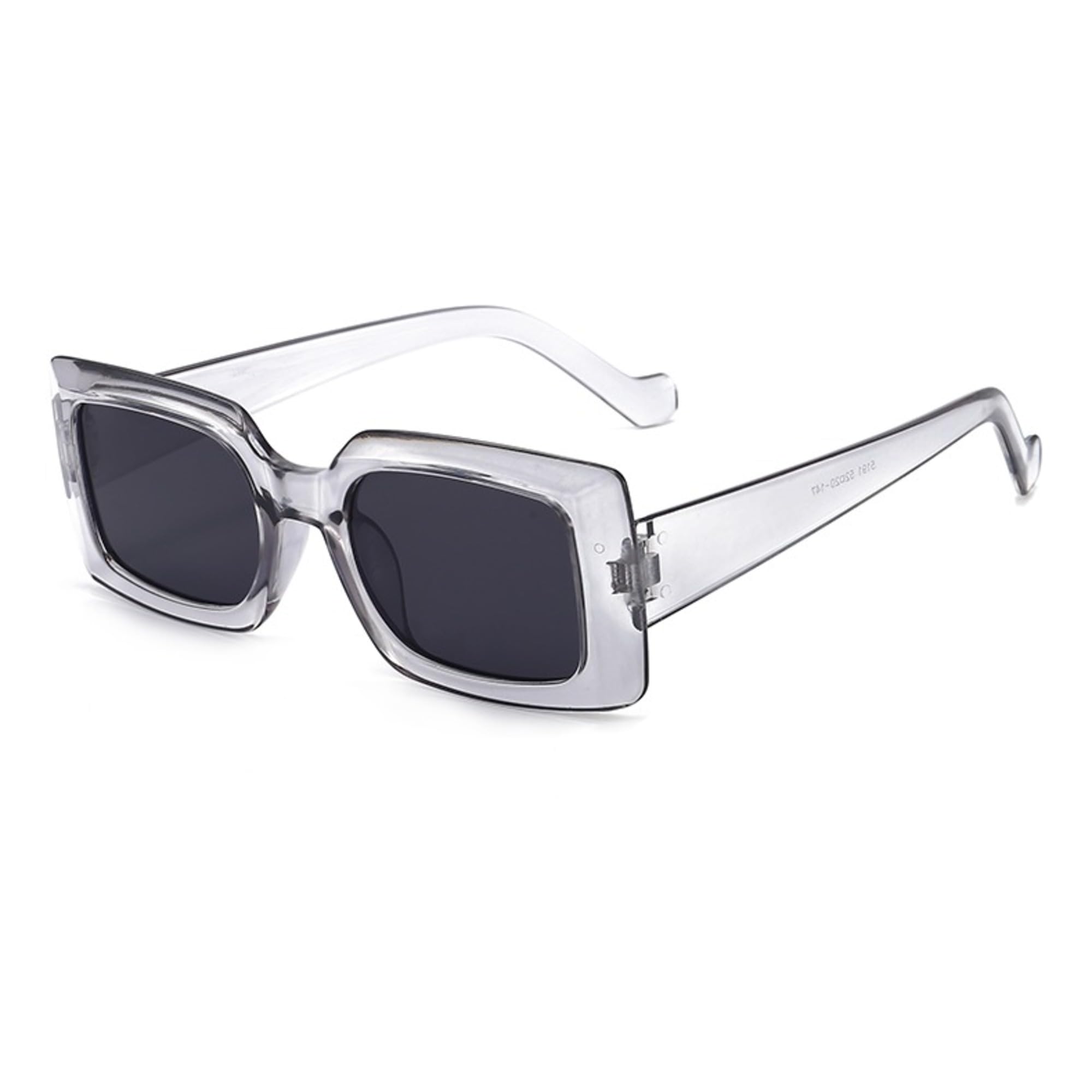 AUGEN Klassische rechteckige Unisex Kunststoff Sonnenbrille UV 400 Schutz Medium (207) C3 M