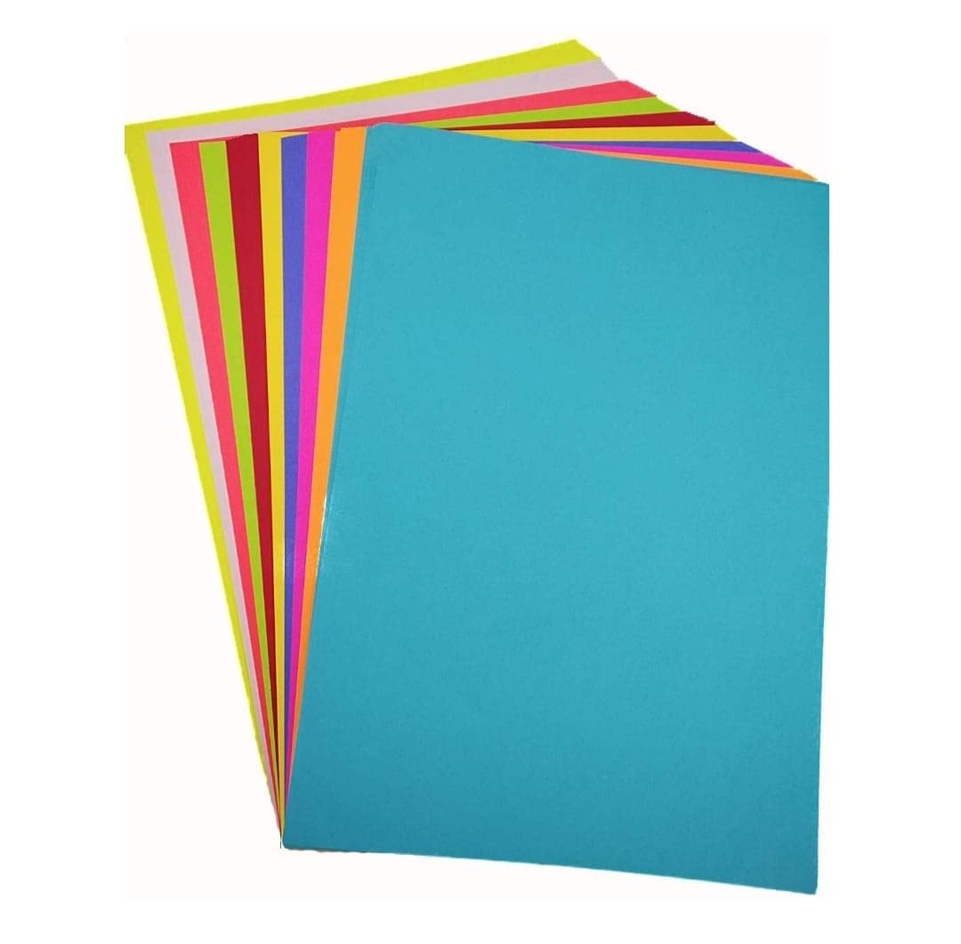 SGP 20 SHEETS A4 MULTICOLOR PAPER 110GSM ART & CRAFT DOUBLE SIDED